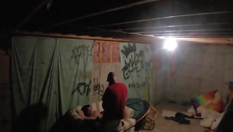 College hottie fucked in the kitchen