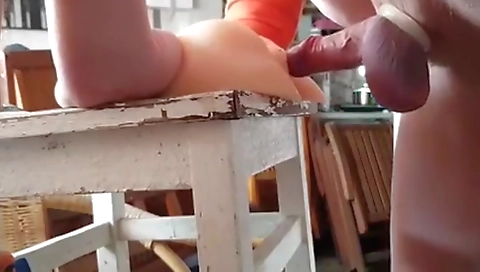 Sexy young blonde's sexy ass