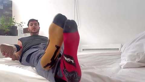 Sexy young brunette hair with her boyfriend