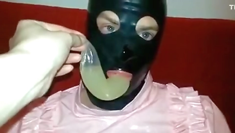 Sexy young chick masturbates with her black ass