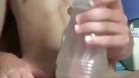 Sexy blonde gets a creampie and fingering