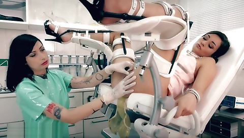 Spanish girl's ass gets fucked by a huge cock