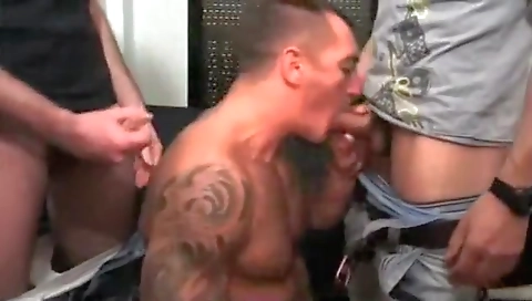 Masked ebony babe gets fucked by black cock