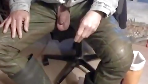 Sexy chick masturbation by horny guy