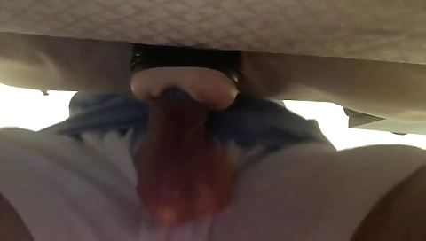 Super-hot black cock and cum in her mouth