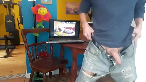 Married guy gets fucked by a huge cock