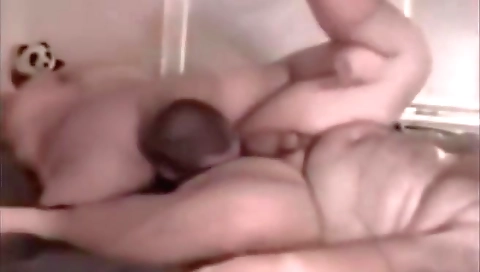 Sexy black girl fucks herself with a dildo