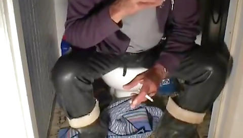 Sexy blonde with huge cock in her mouth