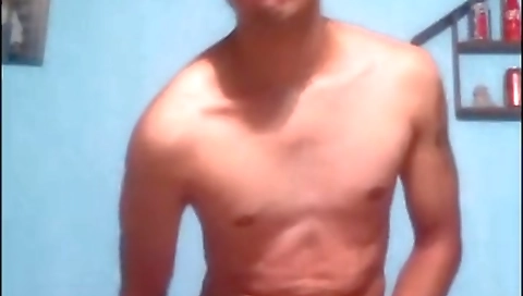 Sexy blonde babe on her tits and pussy