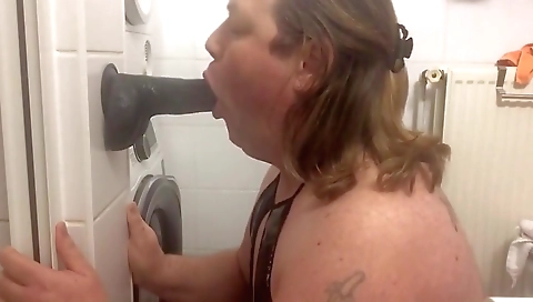 Sexy chick gets fucked by a toy