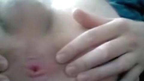 Sexy blonde girl with a big cock in her mouth