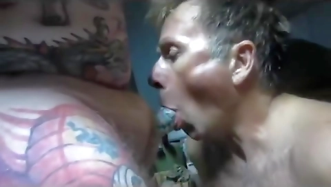 Sexy young blonde product has a sex toy in the bathroom