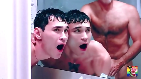 Hot blonde fucked and swallows