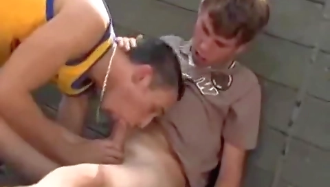 Two horny guys get to fuck each other