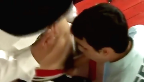 Milf boss and step dad's friend in bed