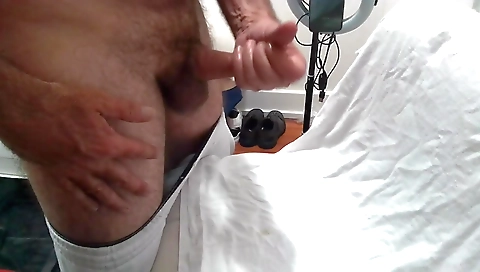 Sexy brunette hair with sex toys