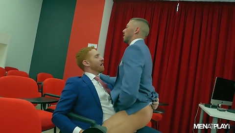 Sexy brunette hair shows off her pussy