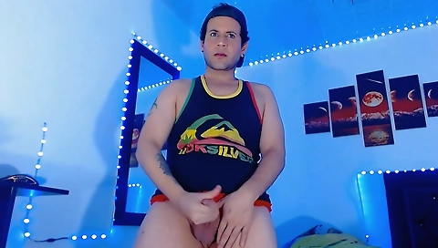 Sexy young chick gets fucked by a huge cock