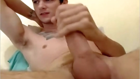 Spanish chick masturbation in my room