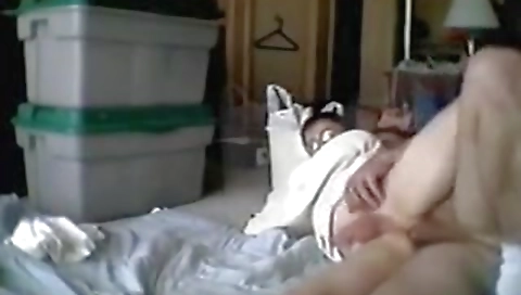 Sexy brunette fucked in the ass and