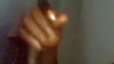 Horny black guy fucks his big ass