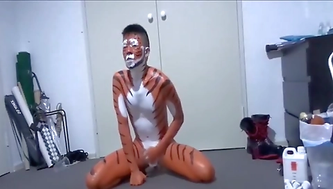 Sexy asian milf gets a hot creampie