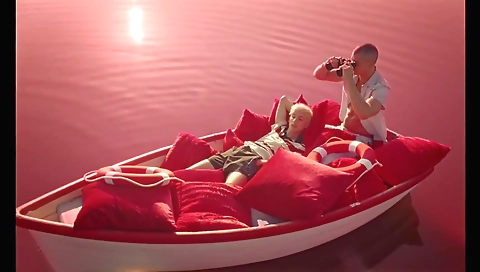 Hot blonde's first time with a slutty