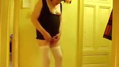 Sexy young girl with a little pussy